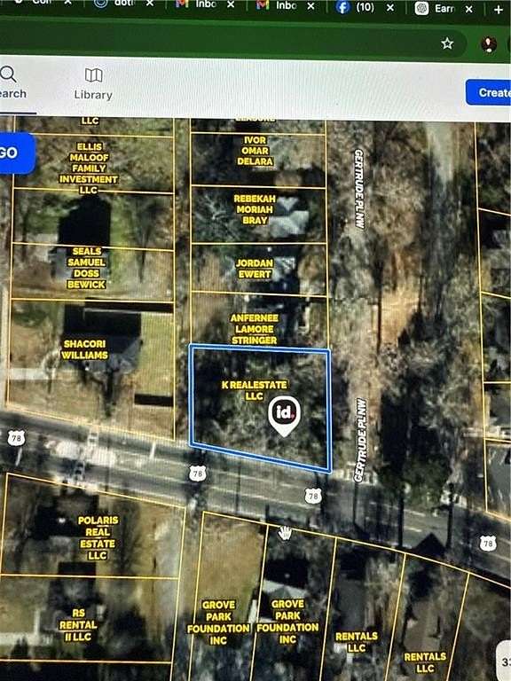 0.3 Acres of Residential Land for Sale in Atlanta, Georgia