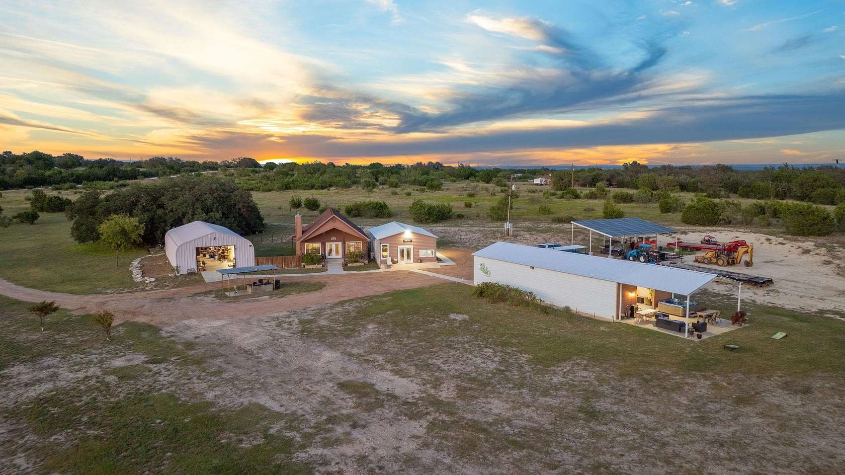 130 Acres of Land with Home for Sale in Lampasas, Texas