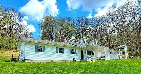 11.3 Acres of Land with Home for Sale in Lindside, West Virginia