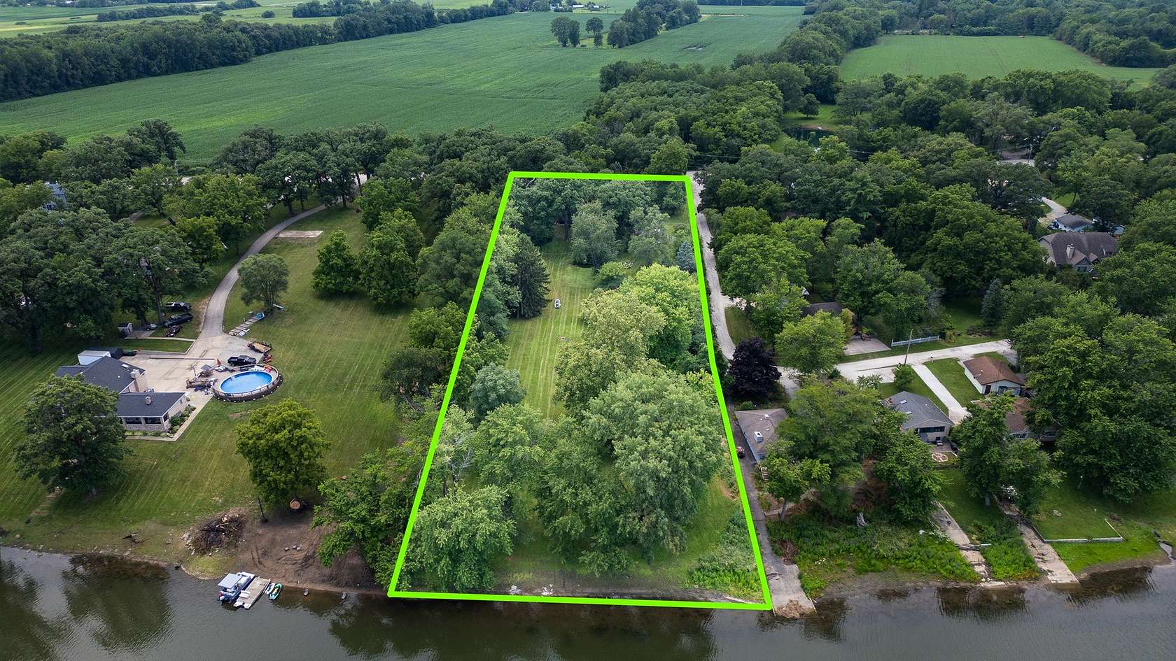 2.57 Acres of Land with Home for Sale in Custer Park, Illinois