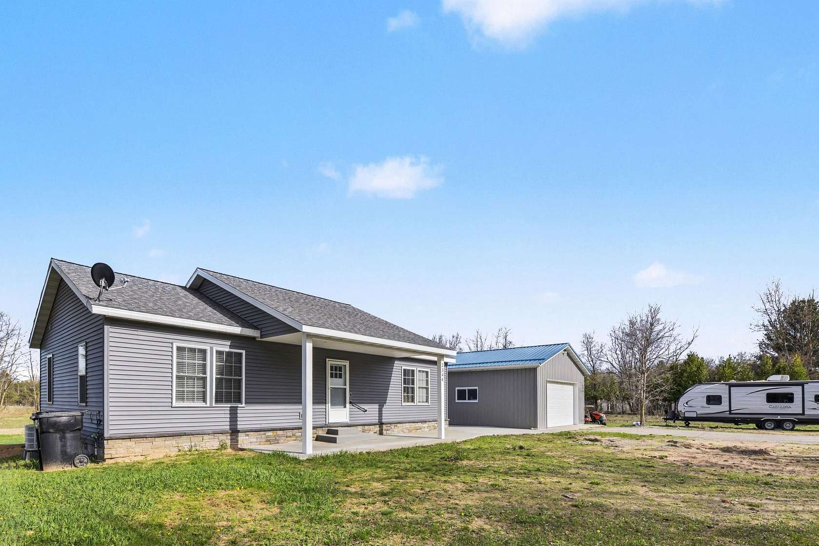 6.75 Acres of Land with Home for Sale in Hart, Michigan