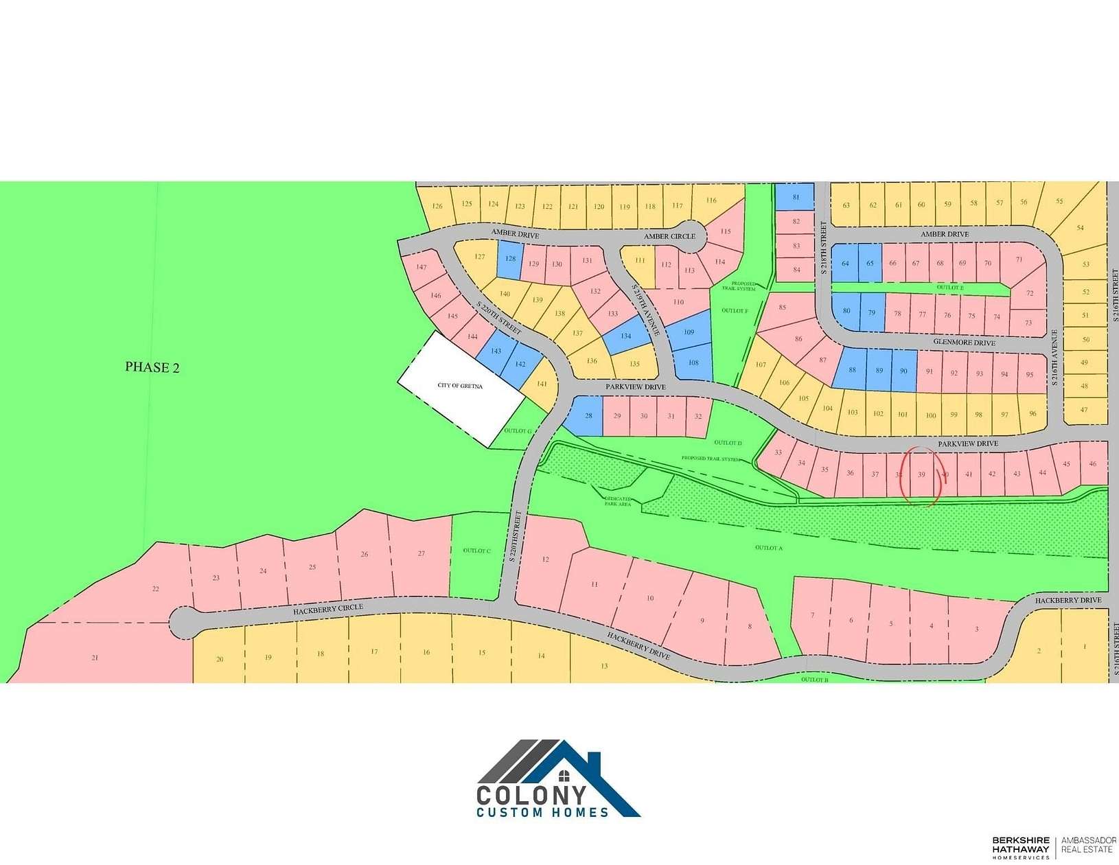 0.21 Acres of Residential Land for Sale in Gretna, Nebraska
