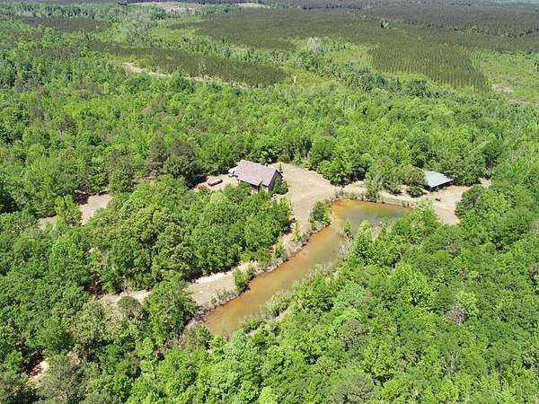 57.6 Acres of Recreational Land with Home for Sale in Keysville, Georgia
