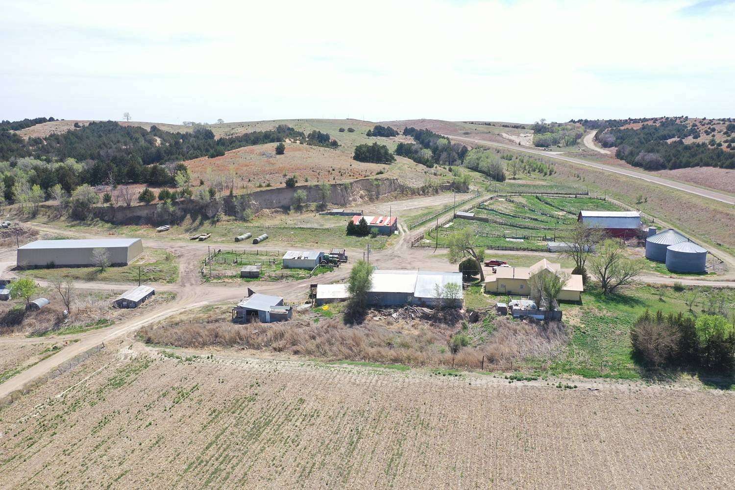 141 Acres of Land with Home for Sale in Franklin, Nebraska