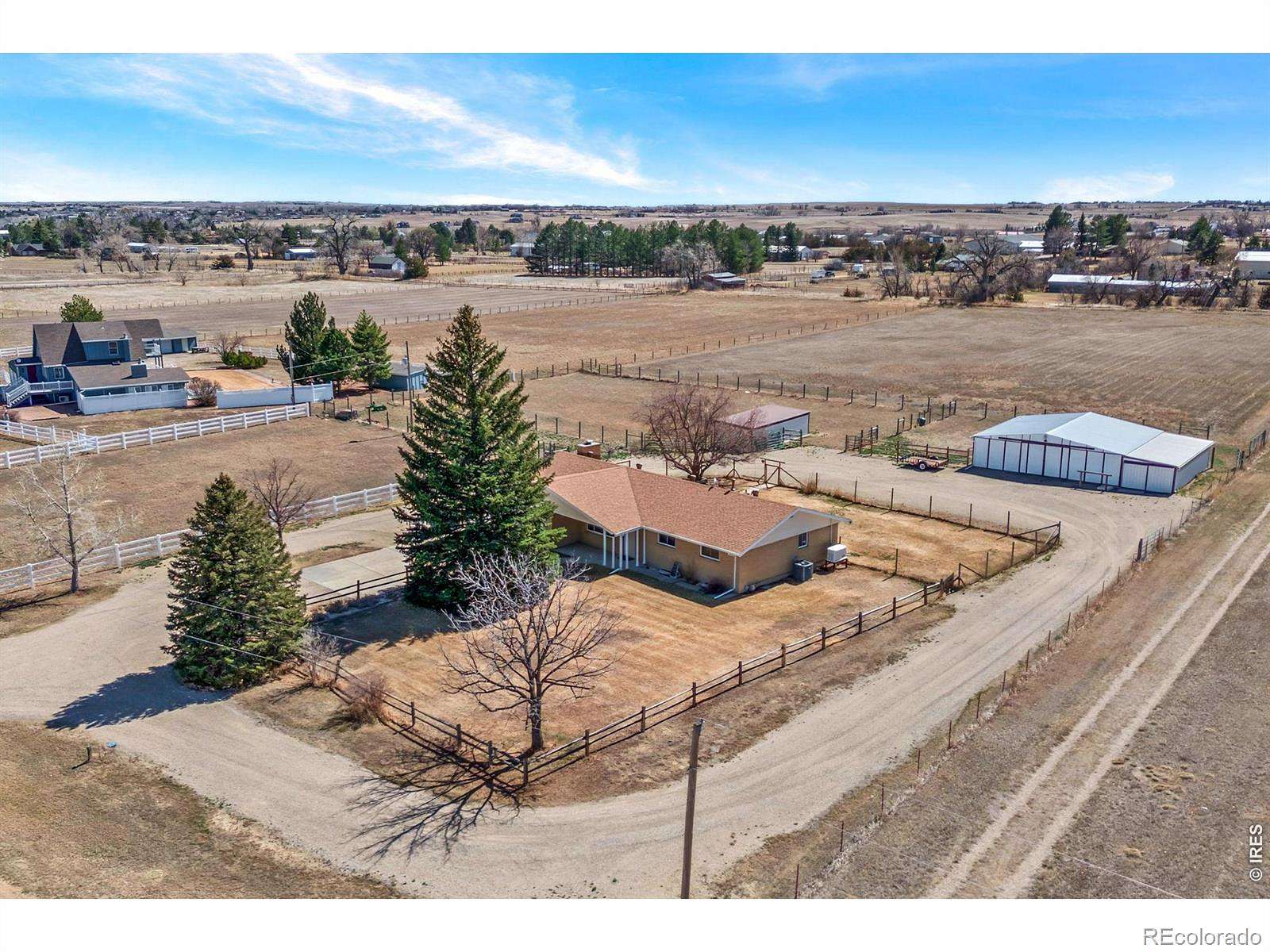5 Acres of Land with Home for Sale in Berthoud, Colorado