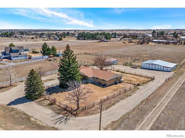 5 Acres of Land with Home for Sale in Berthoud, Colorado