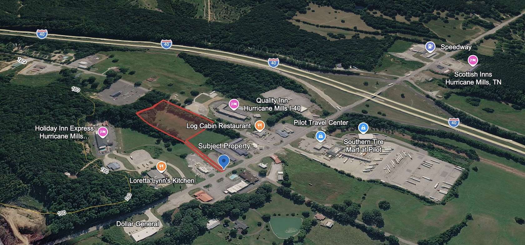 4.14 Acres of Mixed-Use Land for Sale in Hurricane Mills, Tennessee