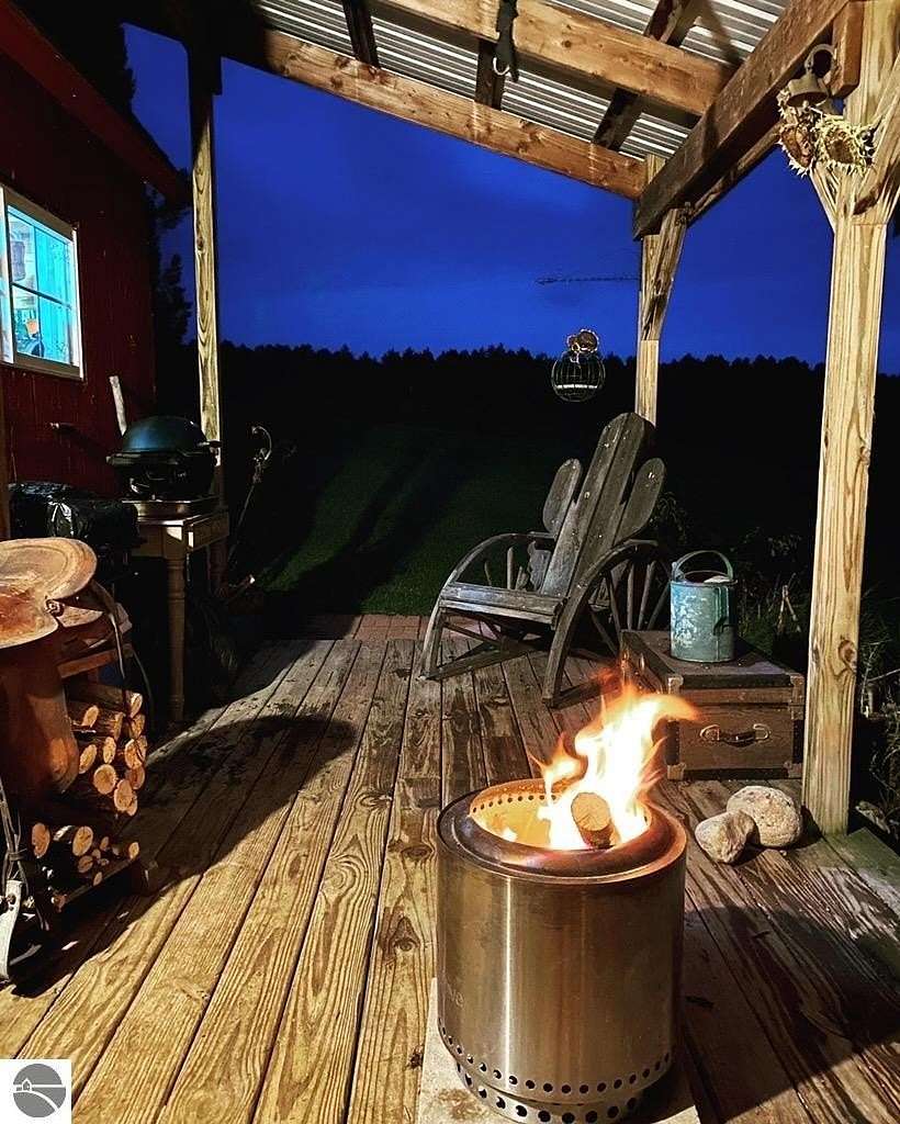 7 Acres of Land with Home for Sale in Harrietta, Michigan