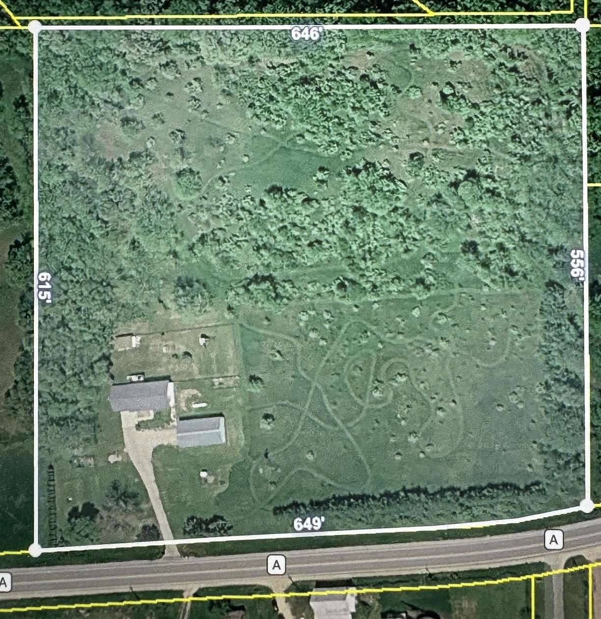 8.75 Acres of Land with Home for Sale in Brooklyn, Wisconsin