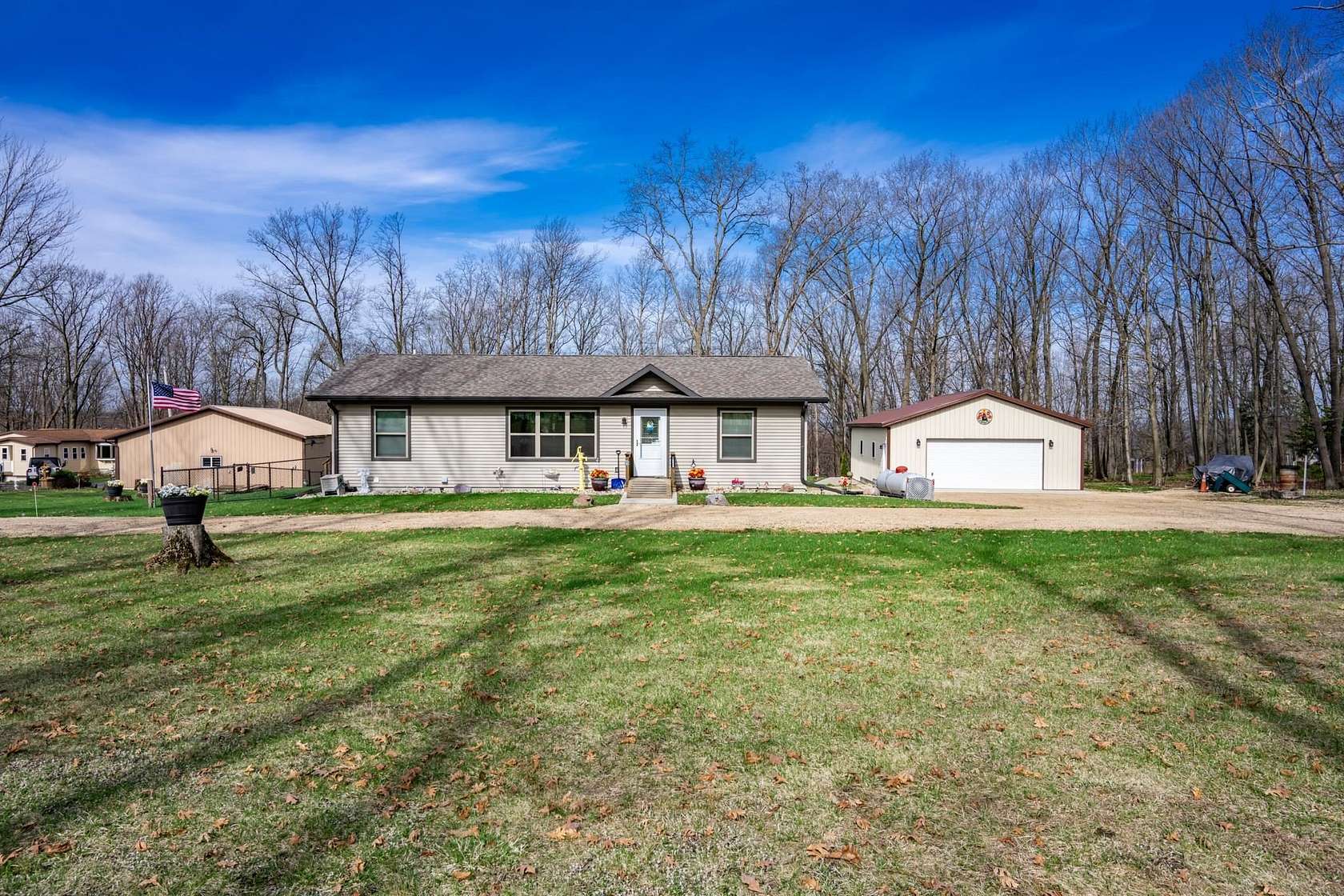 5 Acres of Land with Home for Sale in Mauston, Wisconsin