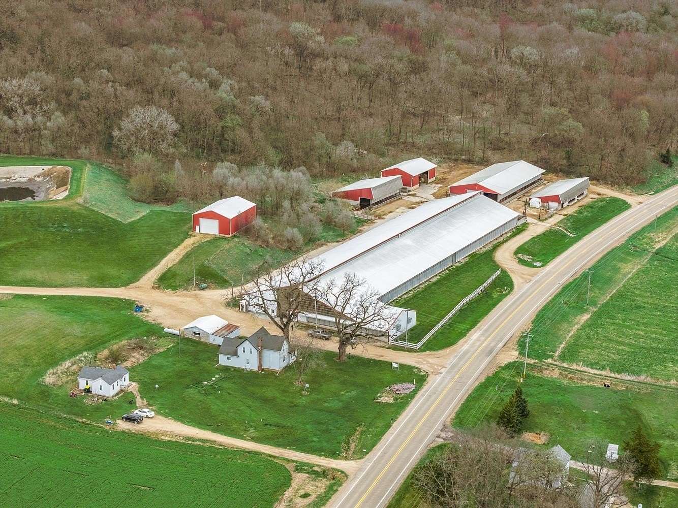 40 Acres of Land with Home for Sale in Sauk City, Wisconsin