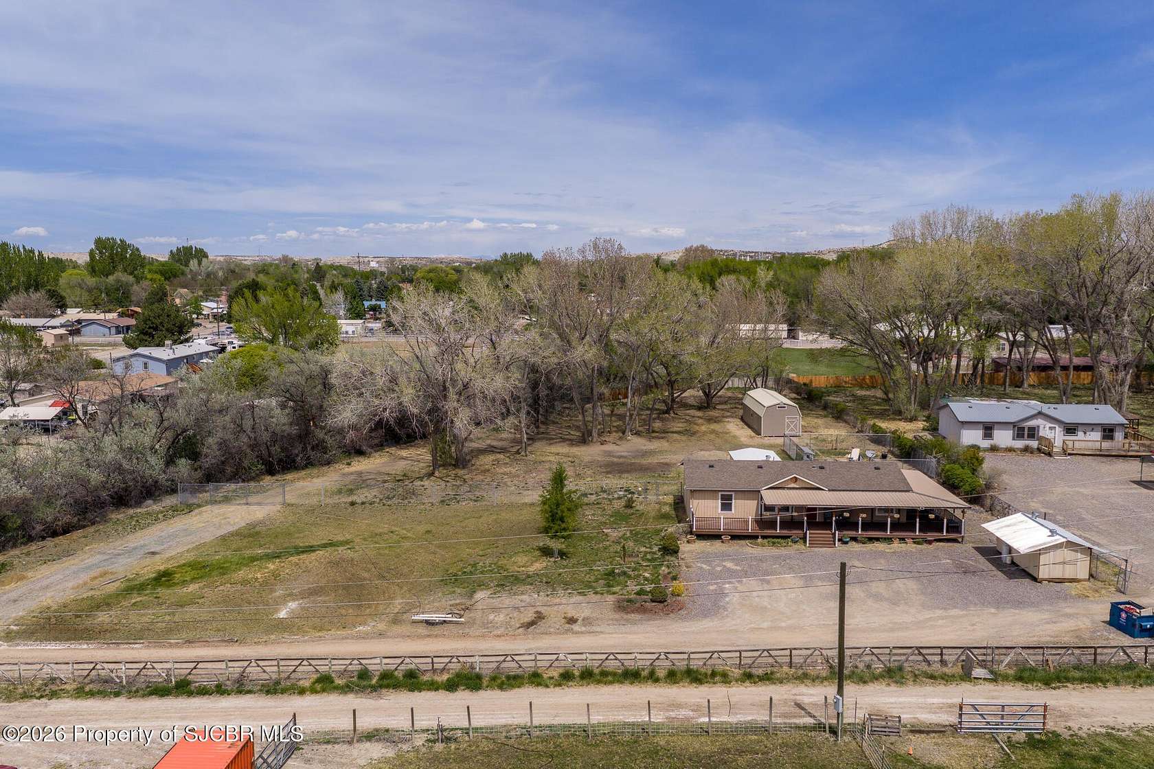 1.63 Acres of Land with Home for Sale in Bloomfield, New Mexico