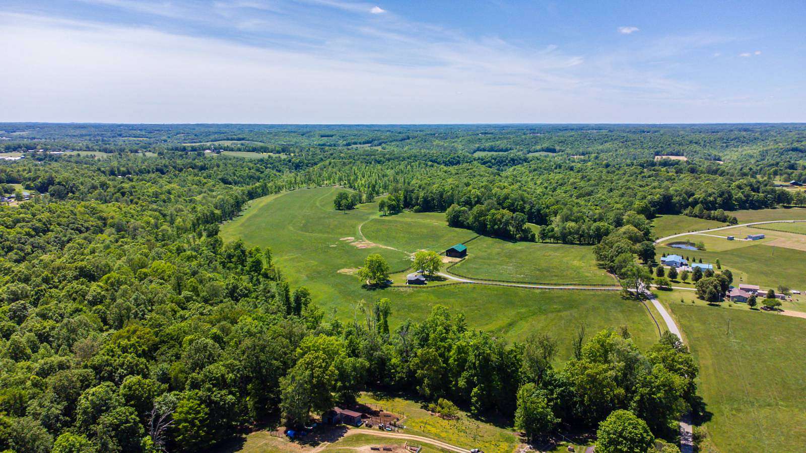 110 Acres of Agricultural Land with Home for Sale in Dunnville, Kentucky