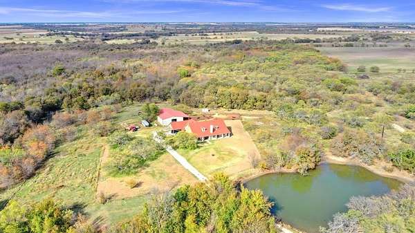 81.1 Acres of Land with Home for Sale in Pilot Point, Texas