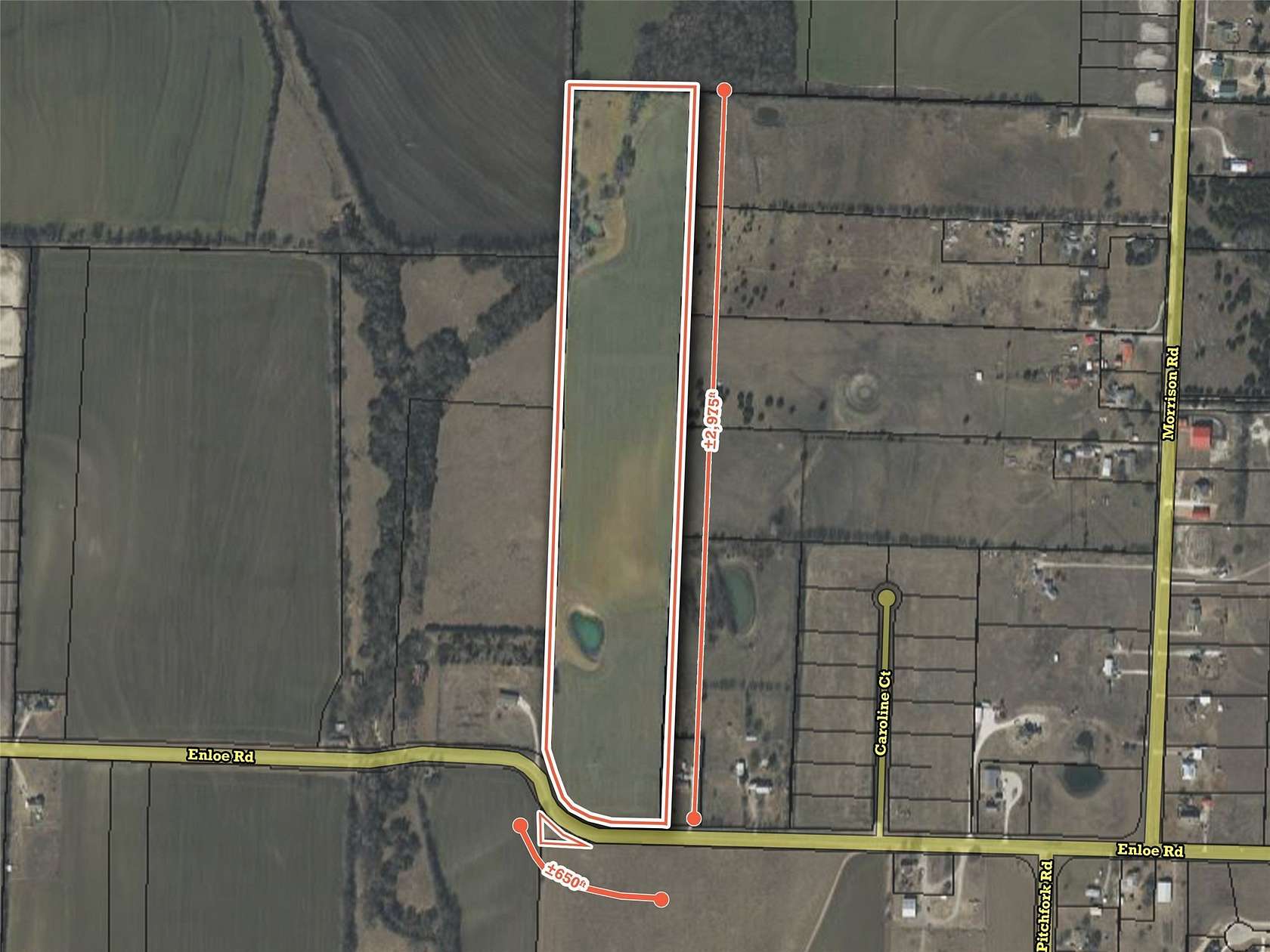 33.1 Acres of Agricultural & Residential Land for Sale in Howe, Texas