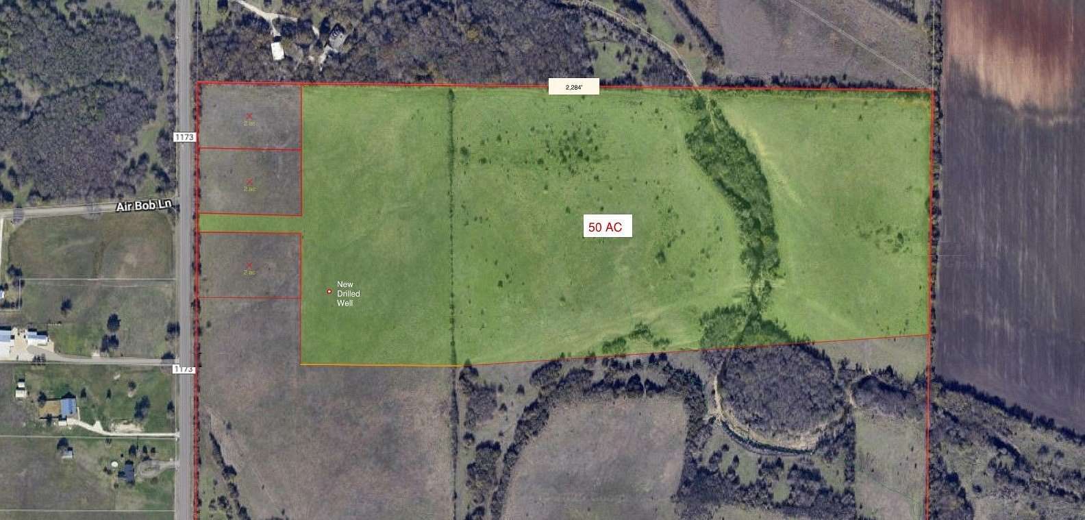 50 Acres of Agricultural & Residential Land for Sale in Krum, Texas