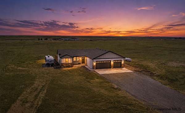 5.72 Acres of Land with Home for Sale in Cheyenne, Wyoming