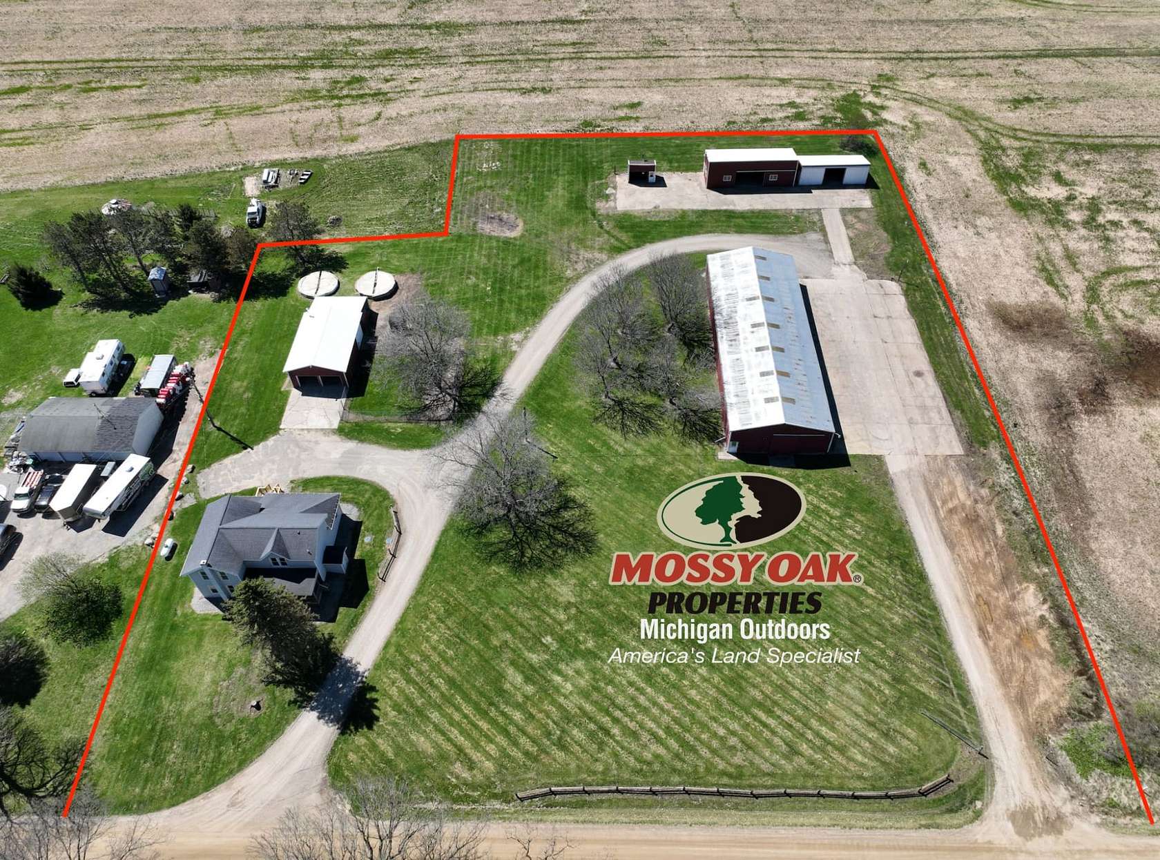 2.7 Acres of Land with Home for Sale in Bancroft, Michigan