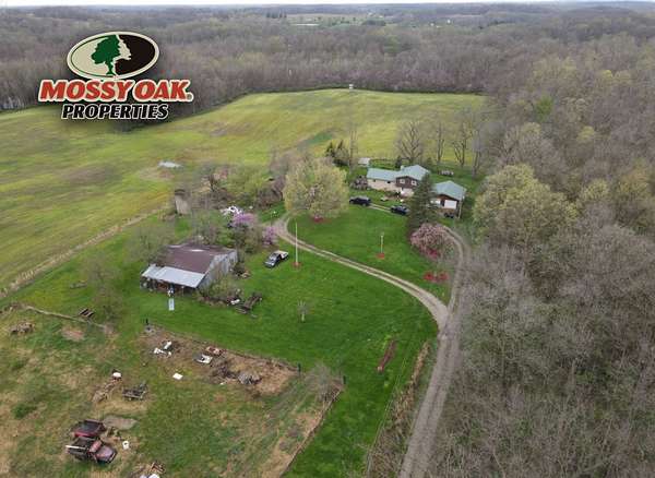 8 Acres of Land with Home for Sale in Albion, Indiana