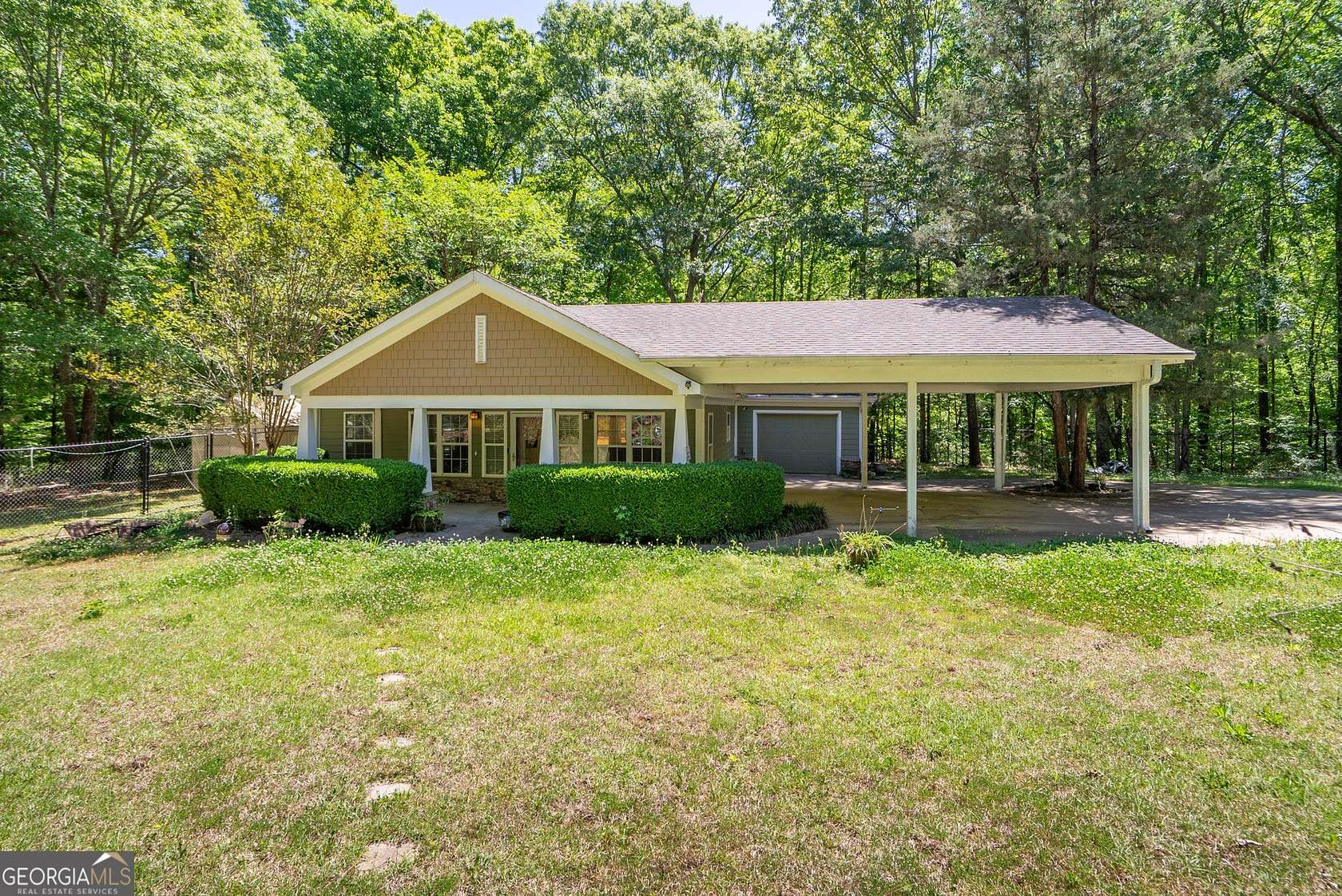 6.66 Acres of Land with Home for Sale in Buckhead, Georgia