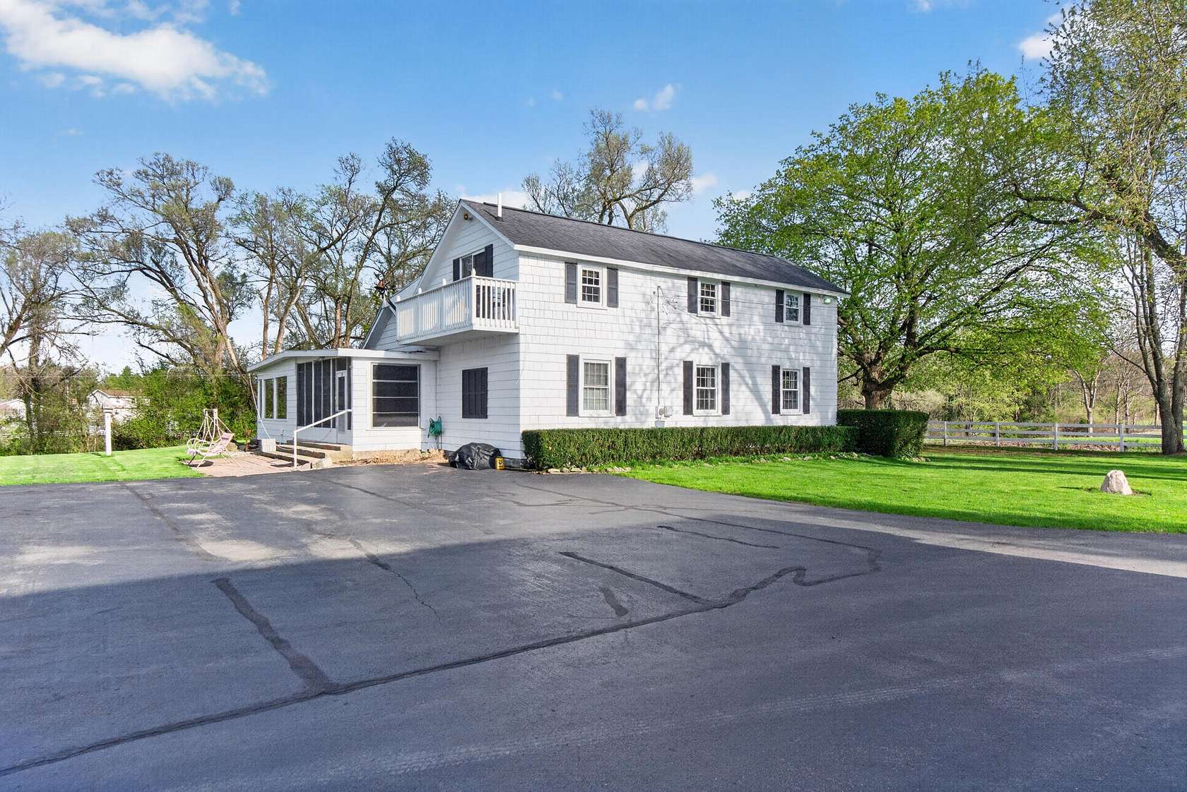 7.16 Acres of Land with Home for Sale in Jackson, Michigan