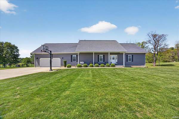 7 Acres of Land with Home for Sale in Bedford, Indiana