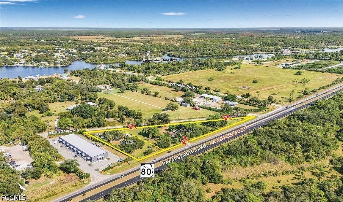 2 Acres of Commercial Land for Sale in Alva, Florida