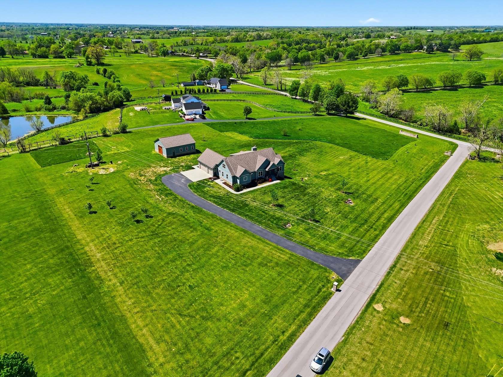 5 Acres of Land with Home for Sale in Georgetown, Kentucky