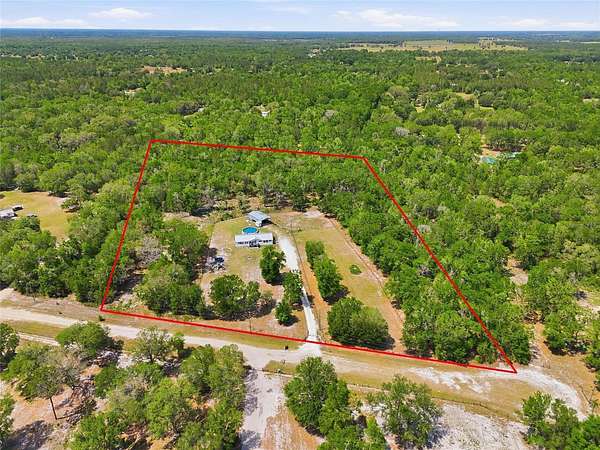 10 Acres of Land with Home for Sale in Fort White, Florida