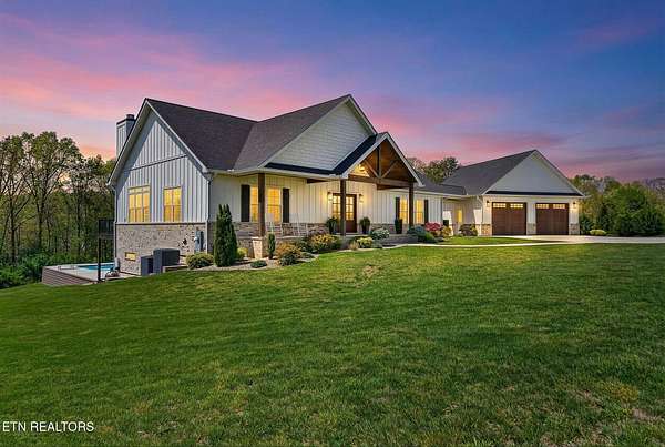 9.58 Acres of Land with Home for Sale in Crossville, Tennessee