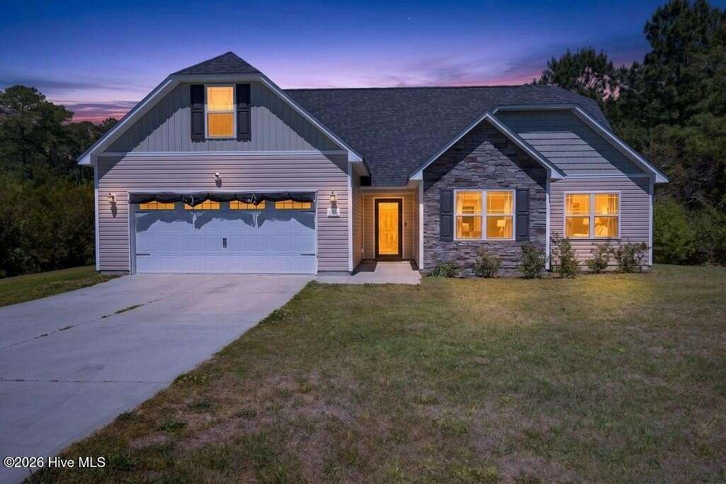 1.68 Acres of Land with Home for Sale in Hubert, North Carolina