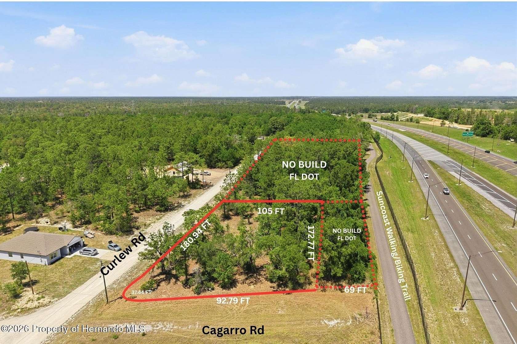 0.48 Acres of Residential Land for Sale in Weeki Wachee, Florida