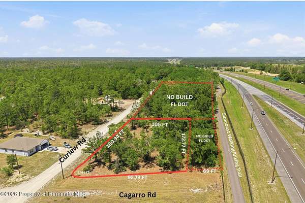 0.48 Acres of Residential Land for Sale in Weeki Wachee, Florida
