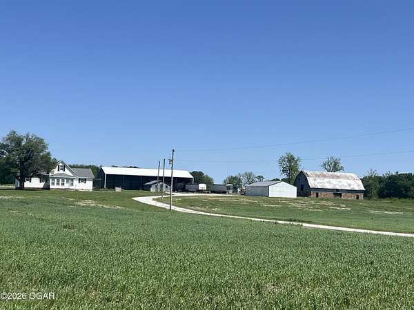 40 Acres of Agricultural Land with Home for Sale in Carthage, Missouri