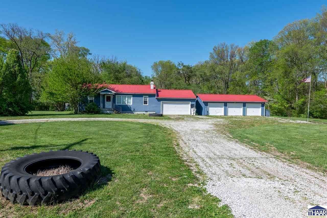5.13 Acres of Land with Home for Sale in Terre Haute, Indiana