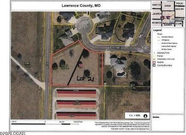 0.51 Acres of Residential Land for Sale in Monett, Missouri