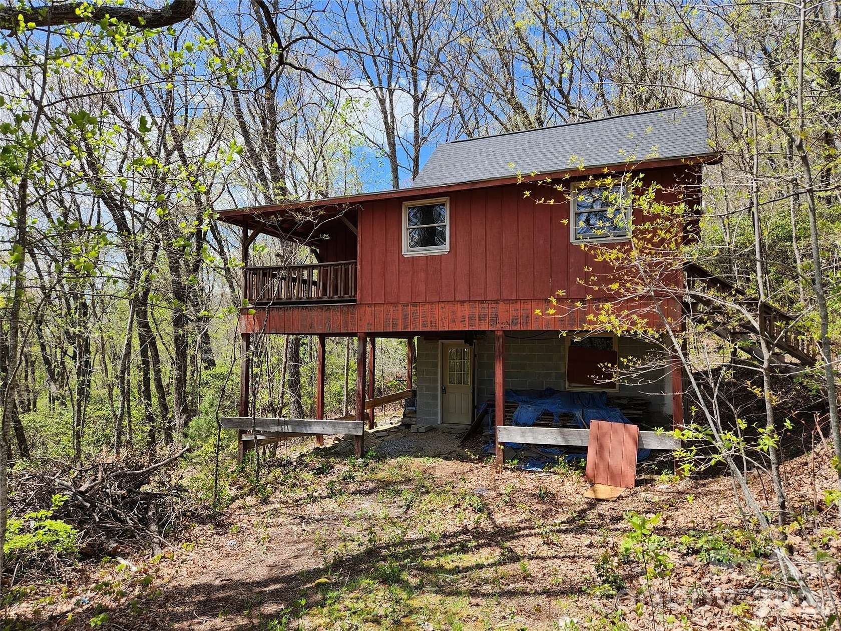 3.54 Acres of Land with Home for Sale in Hendersonville, North Carolina