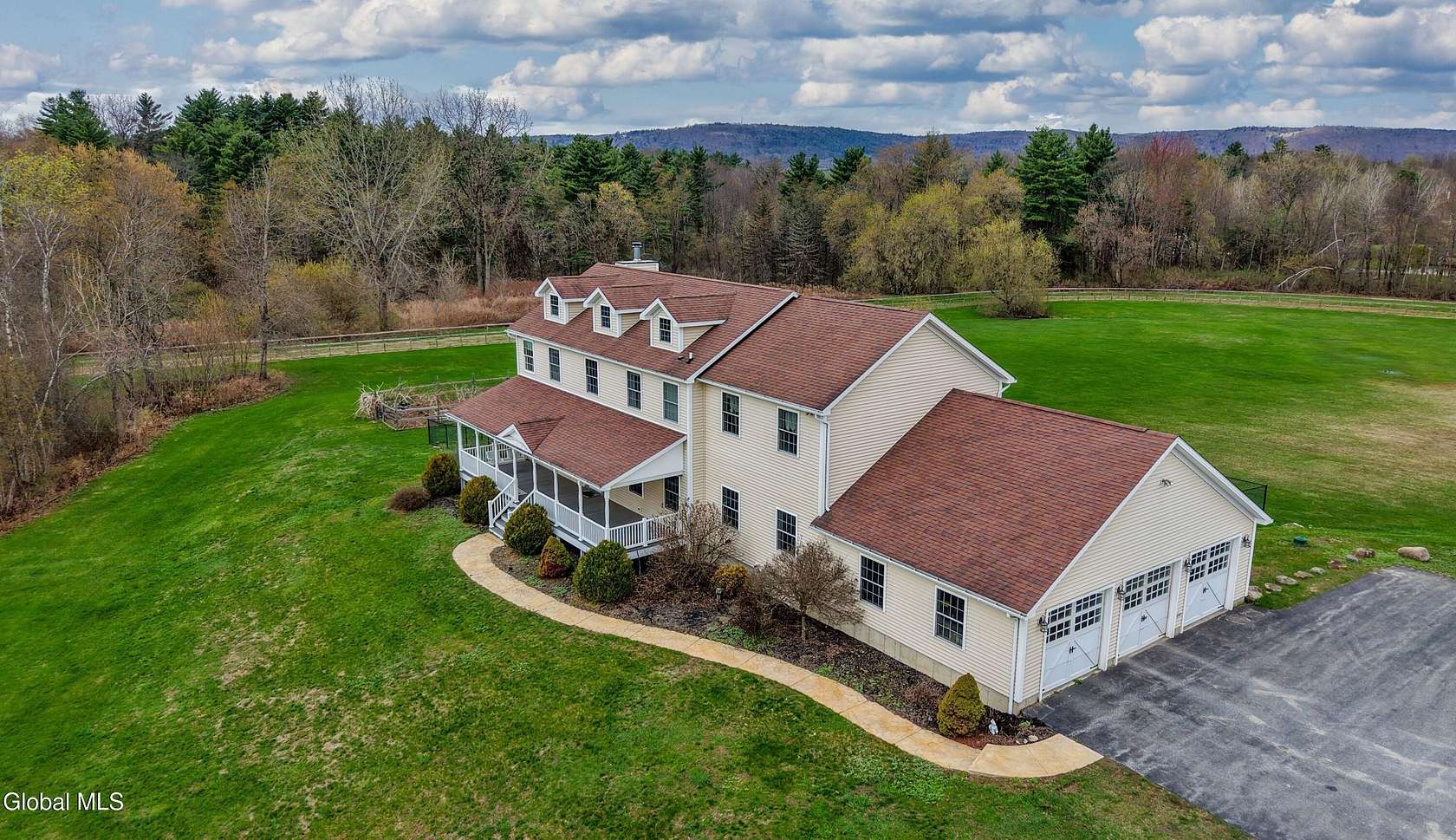 23.7 Acres of Agricultural Land with Home for Sale in Gansevoort, New York