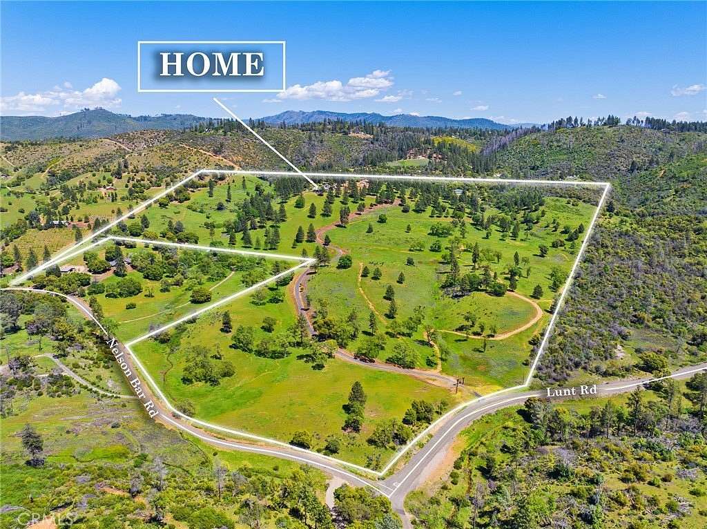 75 Acres of Agricultural Land with Home for Sale in Yankee Hill, California