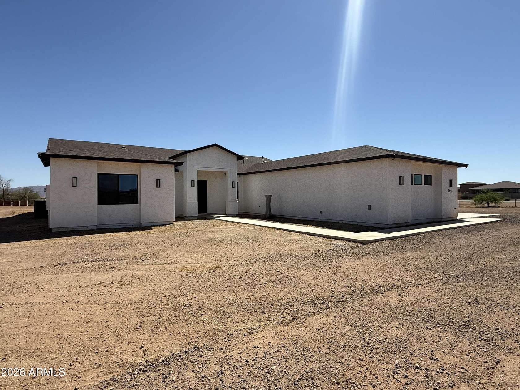 2 Acres of Land with Home for Sale in Wittmann, Arizona