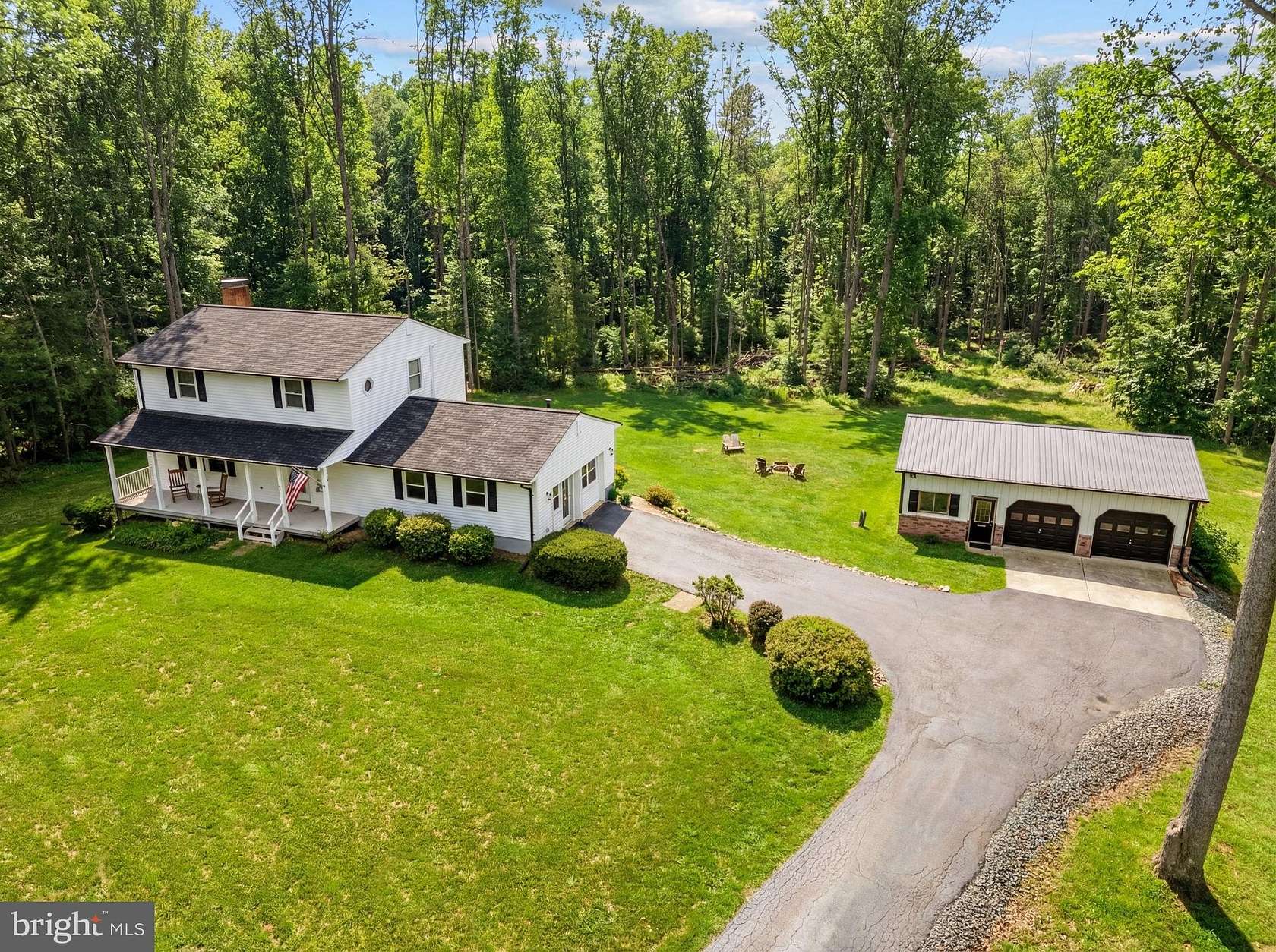 6.8 Acres of Land with Home for Sale in Midland, Virginia