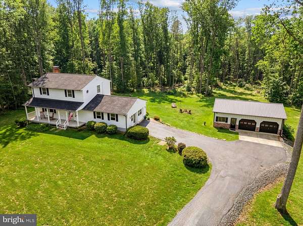 6.8 Acres of Land with Home for Sale in Midland, Virginia