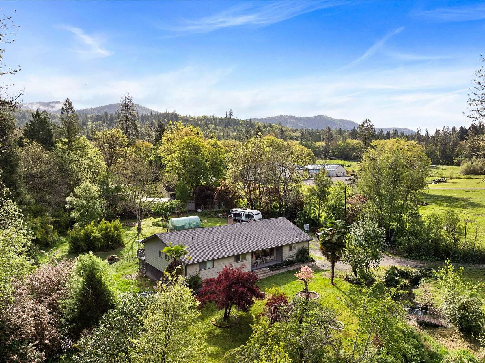 1.66 Acres of Land with Home for Sale in Grants Pass, Oregon