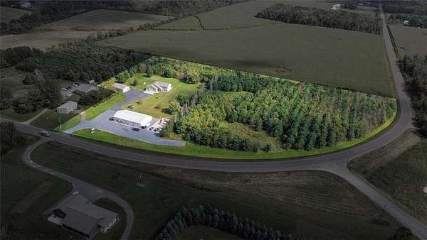 13.3 Acres of Recreational Land with Home for Sale in Black Brook Town, Wisconsin