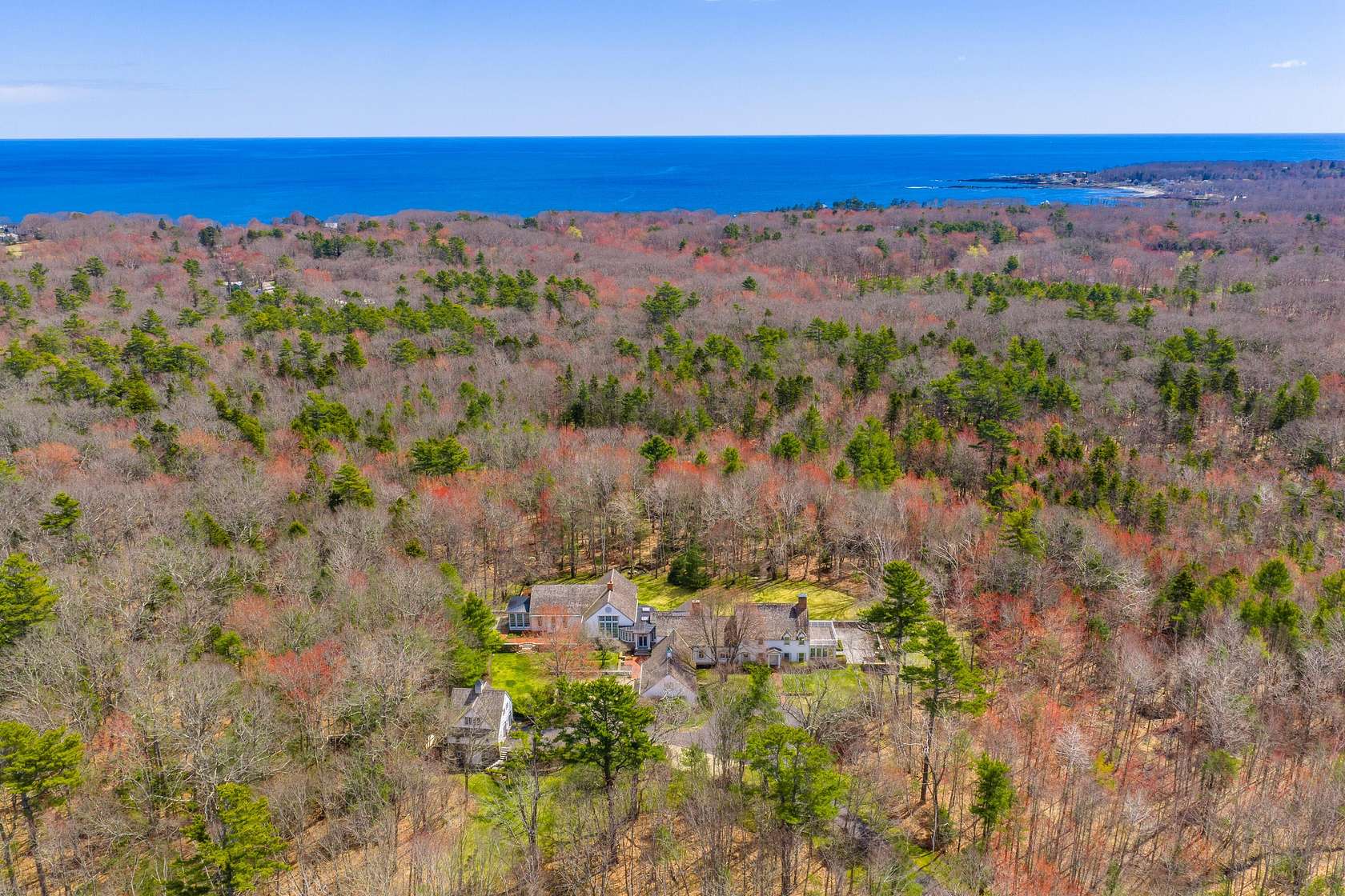 16.1 Acres of Land with Home for Sale in Cape Elizabeth, Maine