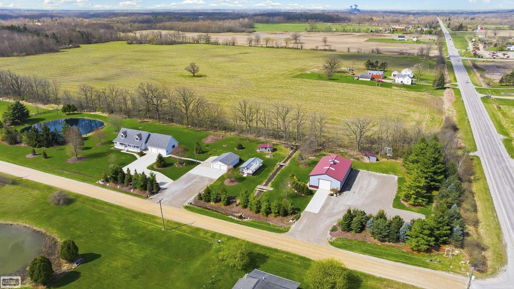 5 Acres of Land with Home for Sale in Capac, Michigan