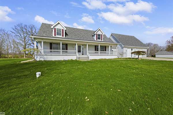 5 Acres of Land with Home for Sale in Capac, Michigan