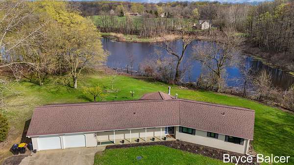 4.12 Acres of Land with Home for Sale in Byron Center, Michigan