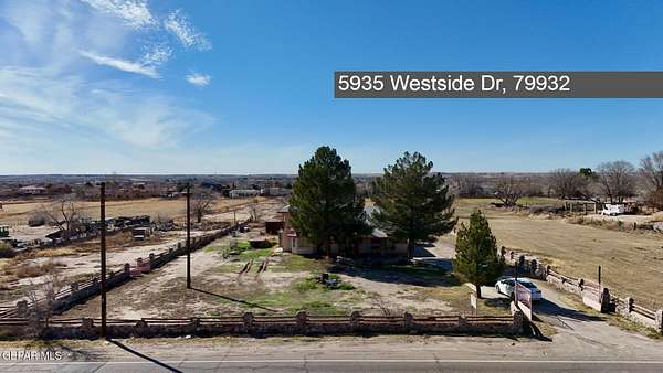 3.54 Acres of Land with Home for Sale in El Paso, Texas