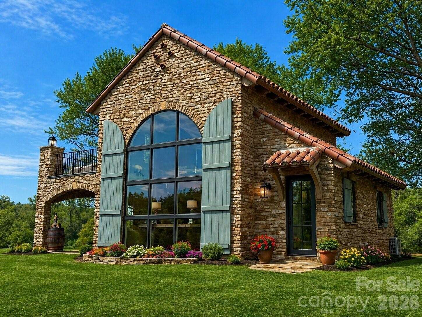 62.8 Acres of Recreational Land with Home for Sale in Brasstown, North Carolina